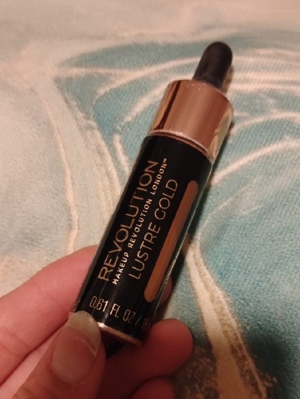Makeup Revolution Lustre Gold Liquid Highlighter - New Sealed